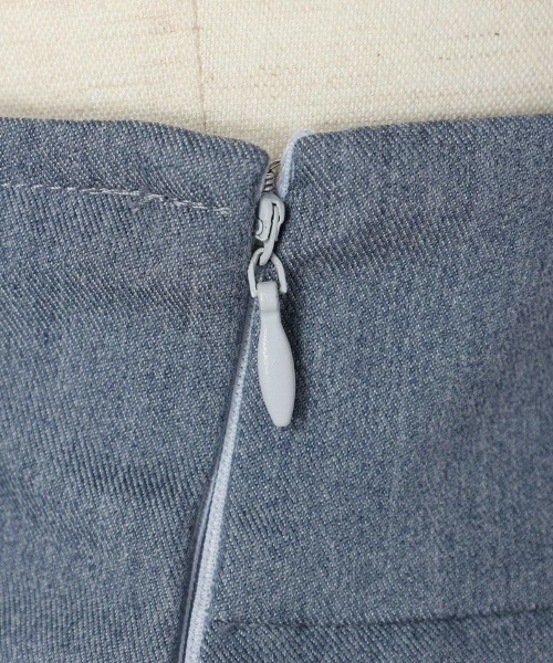 an another angelus（アンアナザーアンジェラス）の「フロント釦ハイウエストタイトスカート/ananotherangelus（スカート・レディース・ブラック/ブルーグレー・2/1）」の13枚目の写真