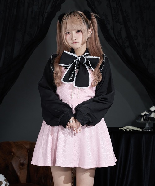 メロメロキャミワンピ➕ボンネットずきんズM・Lサイズ。ボンネット