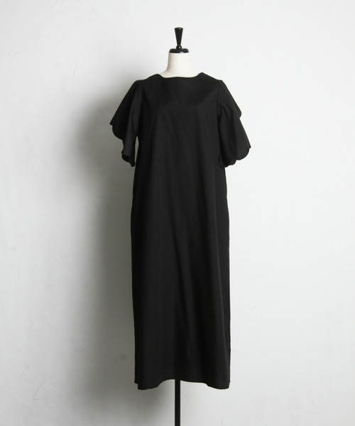 &. NOSTALGIA(アンドドットノスタルジア)の「【ZOZO限定】スカラップスリーブワンピース(ワンピース・レディース・サックスブルー/ブラック・M)」の11枚目の写真