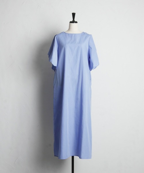 &. NOSTALGIA(アンドドットノスタルジア)の「【ZOZO限定】スカラップスリーブワンピース(ワンピース・レディース・サックスブルー/ブラック・M)」の12枚目の写真