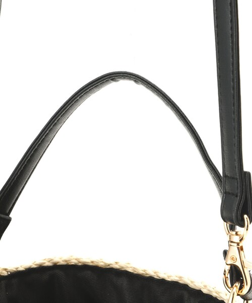 N.（N. Natural Beauty Basic）（エヌエヌナチュラルビューティーベーシック）の「◆２ＷＡＹフリルカゴショルダーバッグ（ショルダーバッグ・レディース・ブラック・ﾌﾘ-）」の5枚目の写真