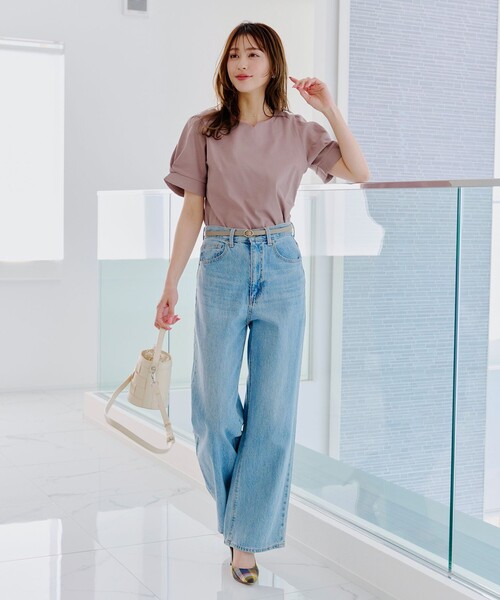Tiaclasse(ティアクラッセ)の「「あまラク」ハートネックカットソートップス(Tシャツ/カットソー・レディース・ネイビー/ブルー/ピンク系その他/グレー系その他・XL/XXL)」の19枚目の写真