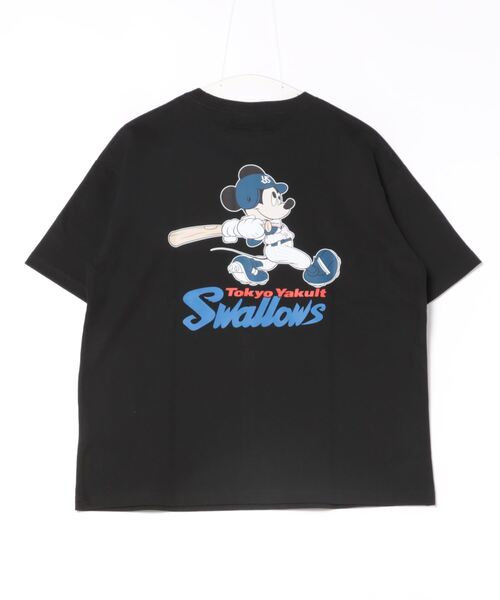 StompStamp（ストンプスタンプ）の「//////ﾐｯｷｰ/ ﾊﾞｯﾀｰＴｼｬﾂ/ｽﾜﾛｰｽﾞ（Tシャツ/カットソー・メンズ・ブラック・S/M/L/XL）」の5枚目の写真
