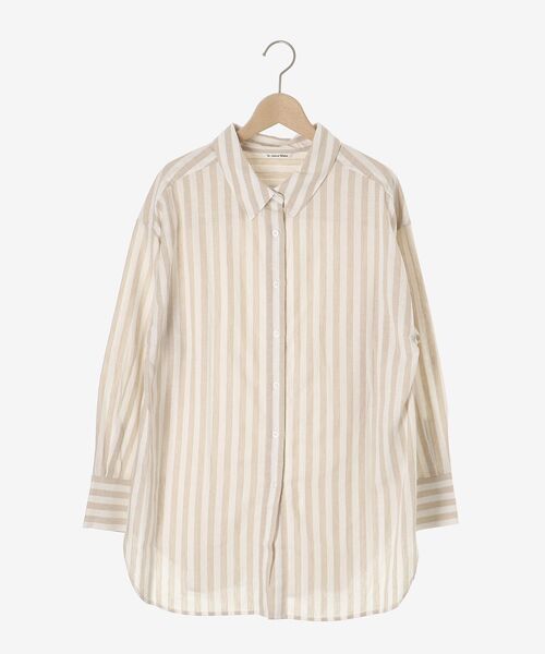 le.coeur blanc(ルクールブラン)の「コットン麻ルーズワイドシャツ(シャツ/ブラウス・レディース・ブルー系その他3/ベージュ系その他2・38)」の7枚目の写真