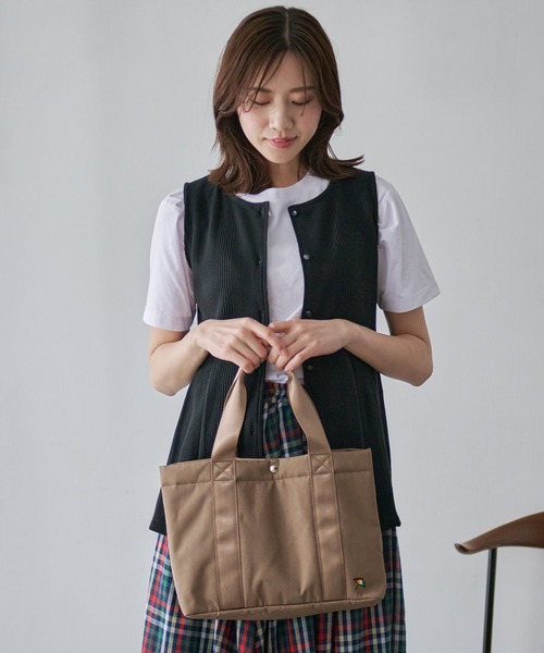 Arnold Palmer（アーノルドパーマー）の「メッシュコンビ シェア トートバッグ（トートバッグ・レディース・ベージュ/ブラック/カーキ/ダークベージュ・F）」の10枚目の写真