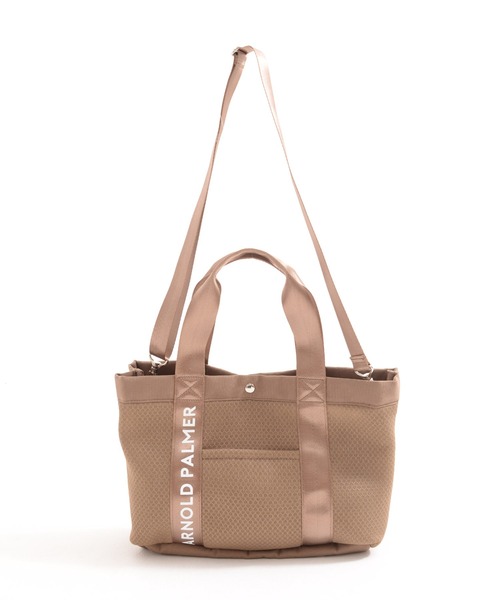 Arnold Palmer（アーノルドパーマー）の「メッシュコンビ シェア トートバッグ（トートバッグ・レディース・ベージュ/ブラック/カーキ/ダークベージュ・F）」の6枚目の写真