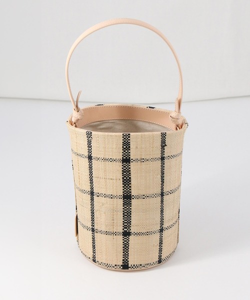 EleSac（エルサック）の「ＰＡＰＩＬＯラフィアバケツバッグ（ハンドバッグ・レディース・ブラック/ピンク・FREE）」の18枚目の写真