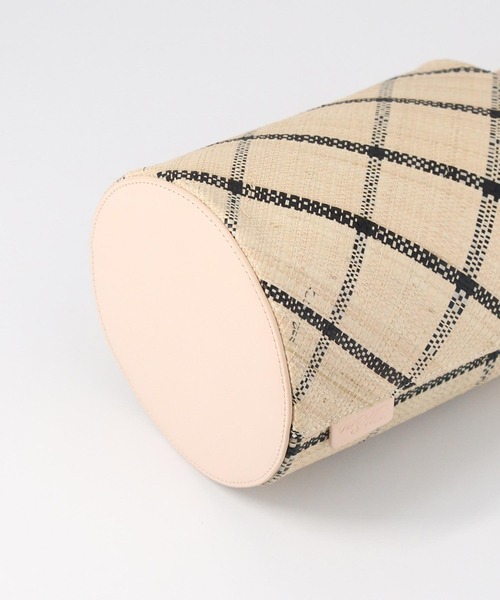 EleSac（エルサック）の「ＰＡＰＩＬＯラフィアバケツバッグ（ハンドバッグ・レディース・ブラック/ピンク・FREE）」の19枚目の写真