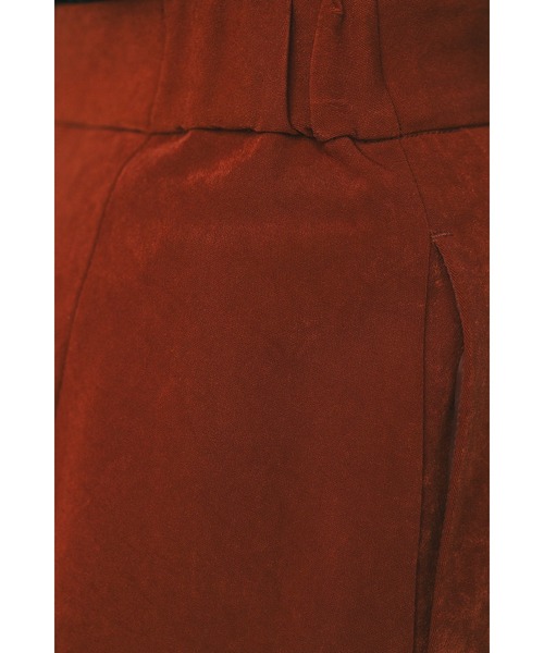 STYLEMIXER（スタイルミキサー）の「グロスストレートスカート（スカート・レディース・ブラウン/ネイビー・SMALL/MEDIUM）」の13枚目の写真