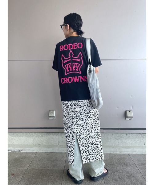 RODEO CROWNS WIDE BOWL(ロデオクラウンズワイドボウル)の「レオパードナロースカート(スカート・レディース・ホワイト系その他/ベージュ系その他・FREE)」の20枚目の写真