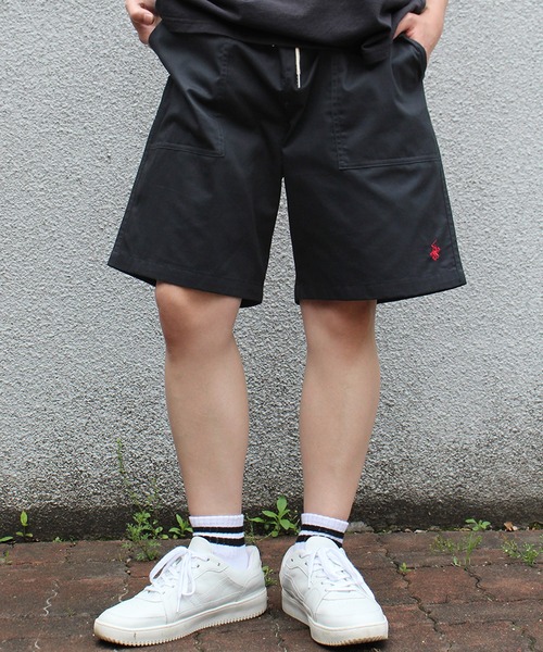 BEVERLY HILLS POLO CLUB（ビバリーヒルズポロクラブ）の「【BEVERLY HILLS POLO CLUB/ビバリーヒルズポロクラブ】ワンポイント刺繍ツイルショーツ・ショートパンツ（その他パンツ・メンズ・ライラック/ブラック/アクア/オフホワイト/ネイビー/ベージュ・M/LL/L）」の15枚目の写真