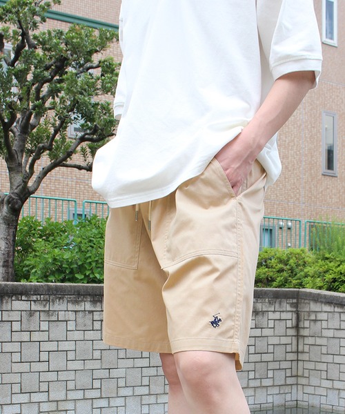 BEVERLY HILLS POLO CLUB（ビバリーヒルズポロクラブ）の「【BEVERLY HILLS POLO CLUB/ビバリーヒルズポロクラブ】ワンポイント刺繍ツイルショーツ・ショートパンツ（その他パンツ・メンズ・ライラック/ブラック/アクア/オフホワイト/ネイビー/ベージュ・M/LL/L）」の19枚目の写真