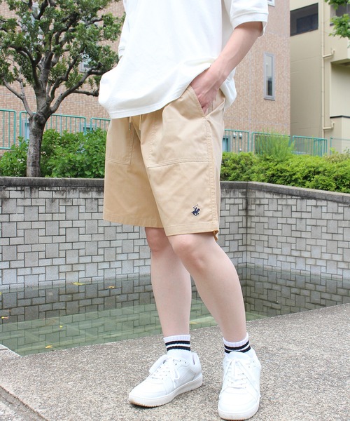 BEVERLY HILLS POLO CLUB（ビバリーヒルズポロクラブ）の「【BEVERLY HILLS POLO CLUB/ビバリーヒルズポロクラブ】ワンポイント刺繍ツイルショーツ・ショートパンツ（その他パンツ・メンズ・ライラック/ブラック/アクア/オフホワイト/ネイビー/ベージュ・M/LL/L）」の21枚目の写真