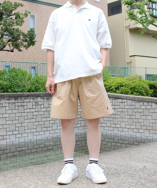 BEVERLY HILLS POLO CLUB（ビバリーヒルズポロクラブ）の「【BEVERLY HILLS POLO CLUB/ビバリーヒルズポロクラブ】ワンポイント刺繍ツイルショーツ・ショートパンツ（その他パンツ・メンズ・ライラック/ブラック/アクア/オフホワイト/ネイビー/ベージュ・M/LL/L）」の22枚目の写真