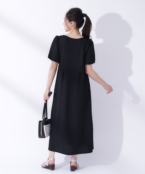 抜け感のある生地で決まりすぎないドレス☆バルーン袖無地ワンピ 楽天市場】【40%OFF】ne Quittez pas ヌキテパ コットン