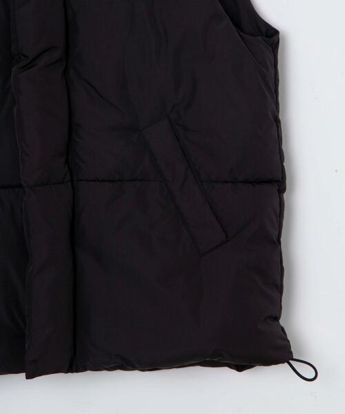 WEGO（ウィゴー）の「WEGO/パディングベスト（ダウンベスト・レディース・ホワイト/ブラック・FREE）」の8枚目の写真