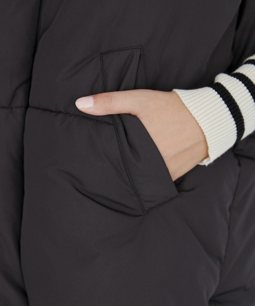 WEGO（ウィゴー）の「WEGO/パディングベスト（ダウンベスト・レディース・ホワイト/ブラック・FREE）」の17枚目の写真