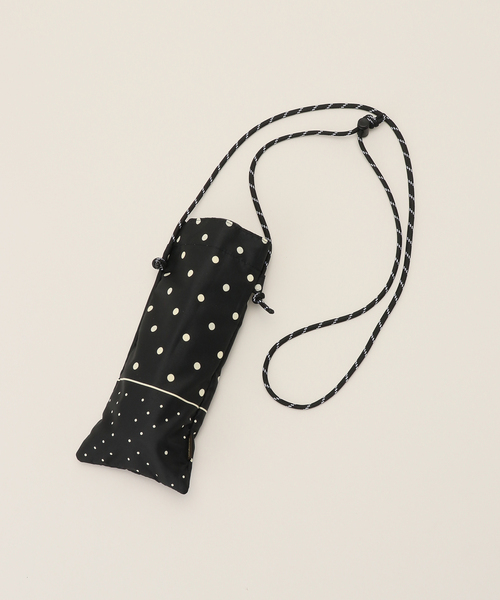 manipuri（マニプリ）の「【manipuri/マニプリ】ジオメドットケイリョウガサ：傘（その他小物・レディース・ブラック/ベージュ・FREE）」の3枚目の写真