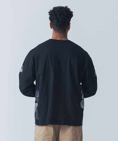 【セール】FRUITS PRINT WIDE L/S TEE（Tシャツ/カットソー）｜SILAS（サイラス）