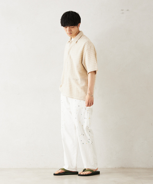 JOURNAL STANDARD relume(ジャーナルスタンダード レリューム)の「INDIA SHIRTINGS レースレギュラーシャツ(シャツ/ブラウス・メンズ・ベージュ系その他/ホワイト・LARGE/MEDIUM)」の16枚目の写真