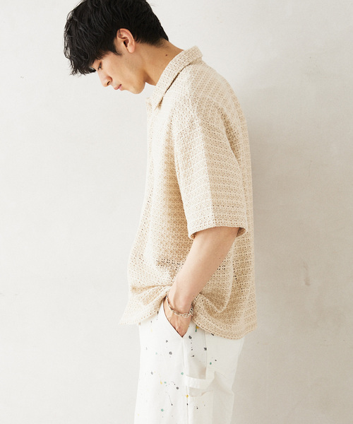 JOURNAL STANDARD relume(ジャーナルスタンダード レリューム)の「INDIA SHIRTINGS レースレギュラーシャツ(シャツ/ブラウス・メンズ・ベージュ系その他/ホワイト・LARGE/MEDIUM)」の22枚目の写真