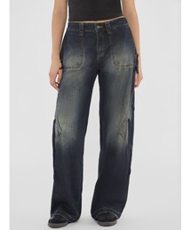 Guess | GUESS Originals Cargo Denim Lace カーゴ デニムパンツ レディース(デニムパンツ)