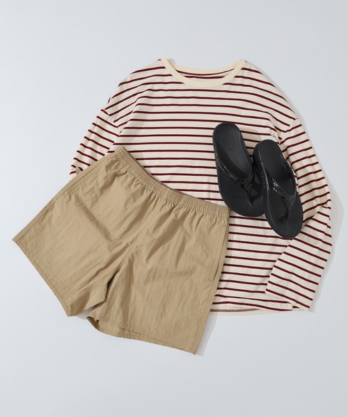 TRUSS（トラス）の「TRUSS バーサタイル ナイロンショーツ（その他パンツ・メンズ・オレンジ/ネイビー/イエロー/パープル/コーラル/ブラック/オリーブ/ブルー/グレー/グリーン/カモフラージュ/カーキ/グリーン系その他/ローズ/サンドベージュ・S/XS/M/L/XL）」の4枚目の写真