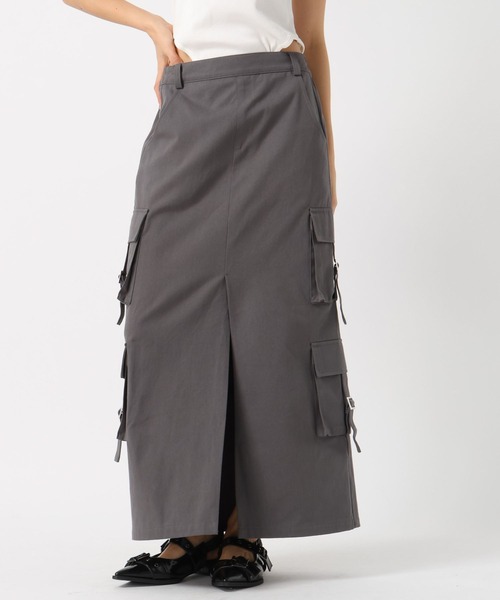 FOREVER 21（フォーエバー トゥエンティーワン）の「【2024SS】カーゴポケットＩラインスカート（スカート・レディース・カーキ/グレー・MEDIUM/SMALL）」の20枚目の写真