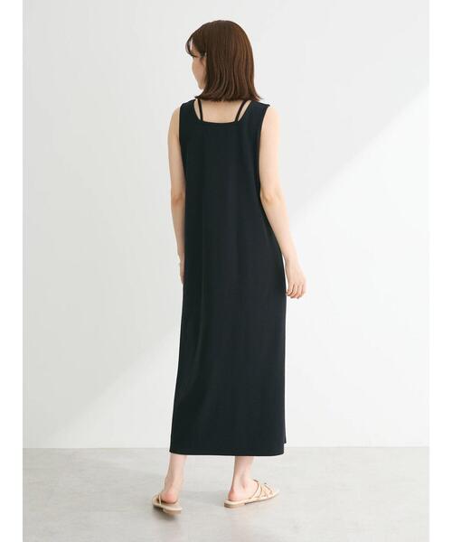 Green　Parks（グリーンパークス）の「SET2点ベスト+マルチストラップワンピース（ワンピース・レディース・ベージュ/グレー・FREE）」の20枚目の写真