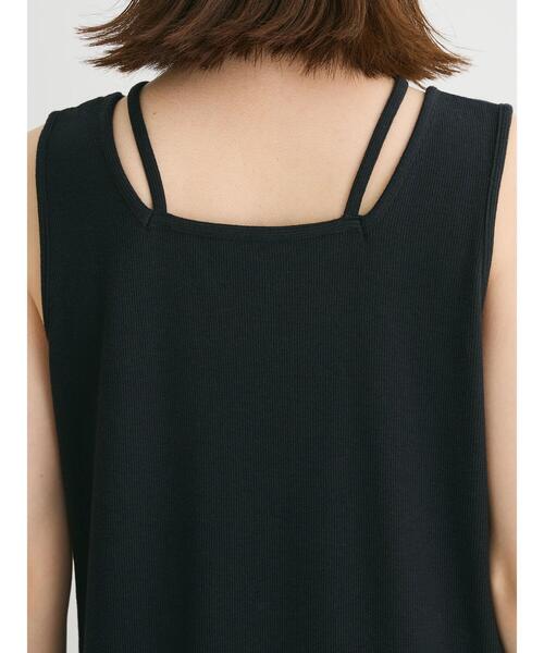 Green　Parks（グリーンパークス）の「SET2点ベスト+マルチストラップワンピース（ワンピース・レディース・ベージュ/グレー・FREE）」の18枚目の写真