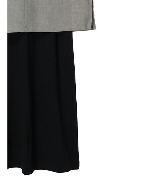 Green　Parks（グリーンパークス）の「SET2点ベスト+マルチストラップワンピース（ワンピース・レディース・ベージュ/グレー・FREE）」の13枚目の写真