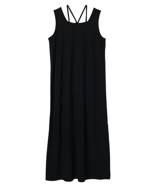 Green　Parks（グリーンパークス）の「SET2点ベスト+マルチストラップワンピース（ワンピース・レディース・ベージュ/グレー・FREE）」の9枚目の写真