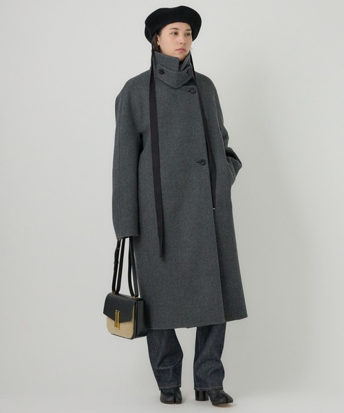 Chaos（カオス）の「Chaos(カオス)/スーペリアランロングコート（その他アウター・レディース・ブラック/チャコール・FREE）」の2枚目の写真