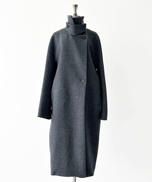 Chaos（カオス）の「Chaos(カオス)/スーペリアランロングコート（その他アウター・レディース・ブラック/チャコール・FREE）」の11枚目の写真