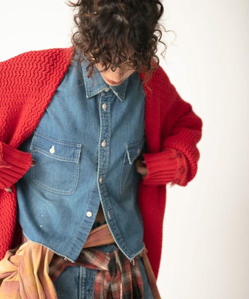 デニムクロップドシャツ（シャツ/ブラウス）｜Johnbull（ジョンブル）