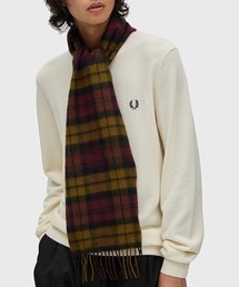 FRED PERRY | Lambswool Tartan Scarf／ラムウールタータンチェックマフラー(マフラー)