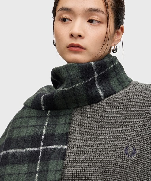 【セール】Lambswool Tartan Scarf（マフラー）｜FRED PERRY（フレッドペリー）