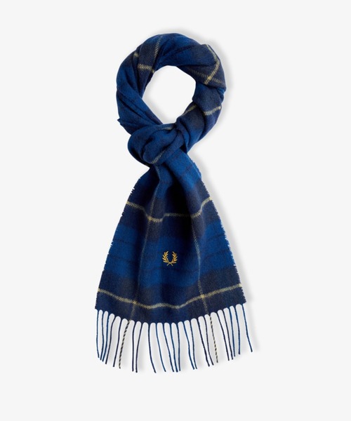 【セール】Lambswool Tartan Scarf（マフラー）｜FRED PERRY（フレッドペリー）