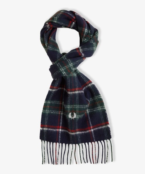 セール】Lambswool Tartan Scarf／ラムウールタータンチェックマフラー