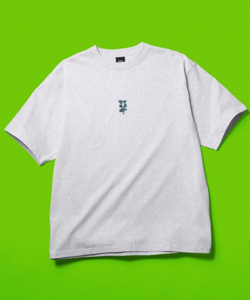 HUF（ハフ）の「MEGABLAST STRETCH TEE  /  HUF ハフ 半袖Tシャツ（Tシャツ/カットソー・メンズ・ホワイト/ブラック/アッシュグレー/ダークグリーン・M/L/XL/XXL/S）」の3枚目の写真