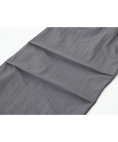 n'OrLABEL（ノアールレーベル）の「『ワイドトラックパンツ』（カーゴパンツ・メンズ・グレー/ブラック・M/L）」の5枚目の写真