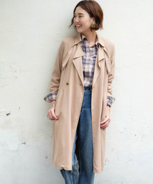 Another Edition | リヨセルトレンチコート/AEBC ﾘﾖｾﾙ　TRENCH(トレンチコート)