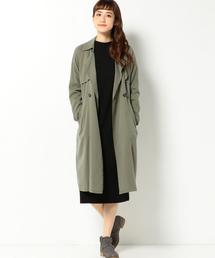 Another Edition | リヨセルトレンチコート/AEBC ﾘﾖｾﾙ　TRENCH(トレンチコート)