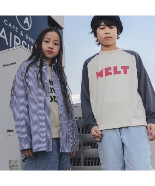 jeans-b（ジーンズベー）の「ジーンズベー ストライプワイドシャツ（シャツ/ブラウス・キッズ・ブラック/ブルー・160cm/130cm/140cm/150cm/120cm）」の13枚目の写真