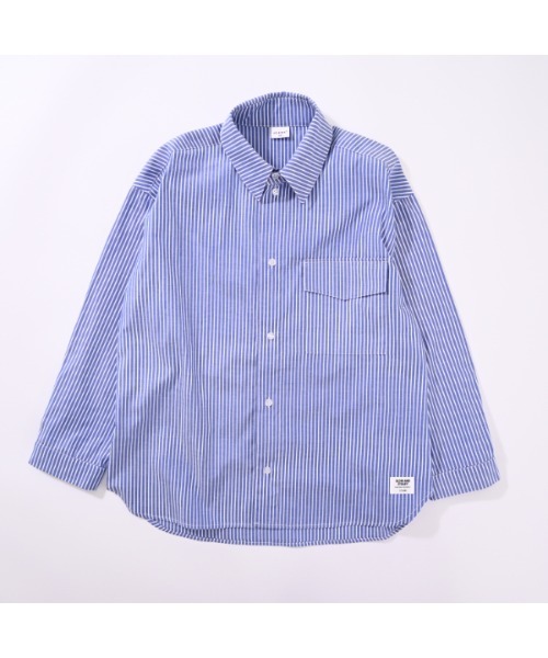 jeans-b（ジーンズベー）の「ジーンズベー ストライプワイドシャツ（シャツ/ブラウス・キッズ・ブラック/ブルー・160cm/130cm/140cm/150cm/120cm）」の18枚目の写真