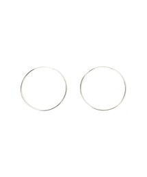 Ray BEAMS | シルバー 6cm フープピアス(ピアス（両耳用）)