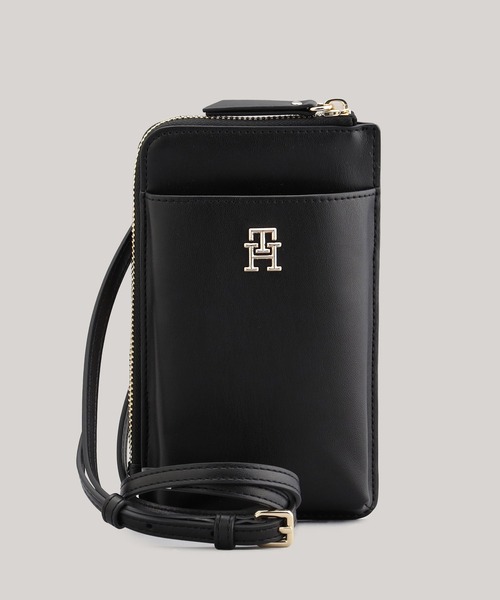 TOMMY HILFIGER(トミーヒルフィガー)の「フォンウォレット(ショルダーバッグ・レディース・レッド/ブラック・FREE)」の2枚目の写真