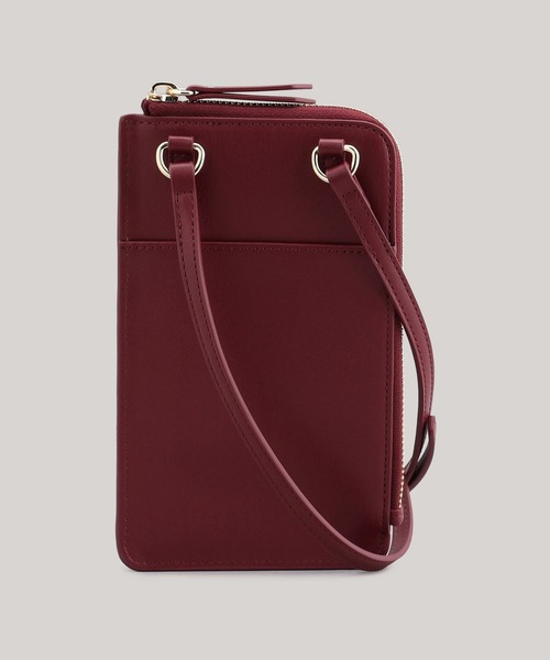 TOMMY HILFIGER(トミーヒルフィガー)の「フォンウォレット(ショルダーバッグ・レディース・レッド/ブラック・FREE)」の18枚目の写真