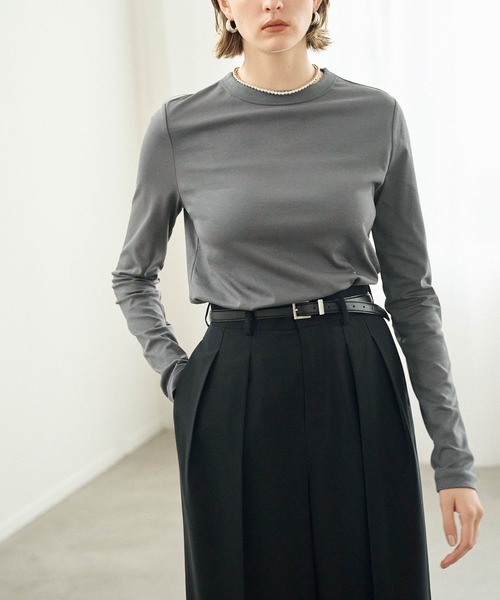 マルチファンクションボトルネックトップス（Tシャツ/カットソー