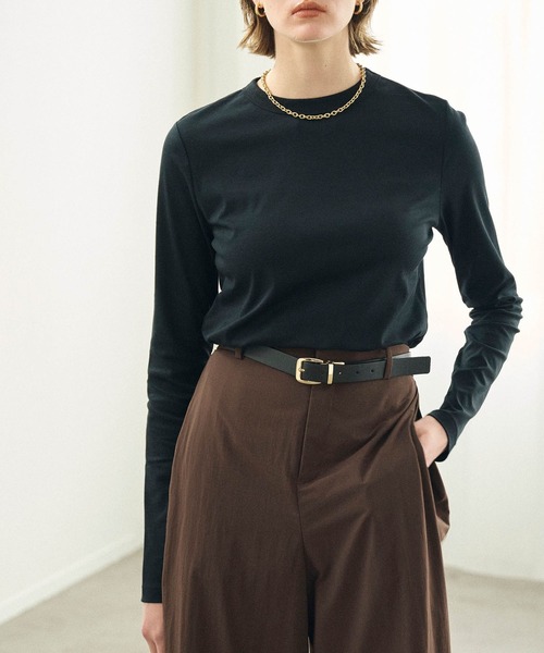 セール】マルチファンクションボトルネックトップス（Tシャツ